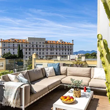 Penthouse Radieux Avec Terrasse Et Vue Magnifique Apartment Cannes