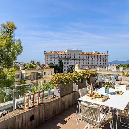 Le Boreal Penthouse Avec Terrasse Et Vue Panoramique Spectaculaire Sur La * Cannes